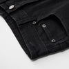 Black Stretch Bootcut Jeans-INNBLAC