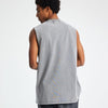 Distressed Raw Edge Sleeveless Tee 275gsm