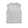 Native Warrior Graphic Sleeveless Faded Tee-INNBLAC