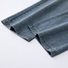 Men's Wide Leg Denim Trousers-INNBLAC