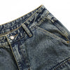 Multi-Pocket Patchwork Jeans