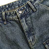 Multi-Pocket Patchwork Jeans