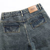 Multi-Pocket Patchwork Jeans