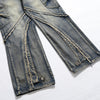 Y2K Fluid Patchwork Jeans