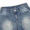 Washed Barrel-Leg Jeans