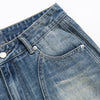 Washed Barrel-Leg Jeans