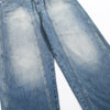 Washed Barrel-Leg Jeans