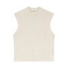 Sleeveless Raw Edge Reverse Tee 275gsm