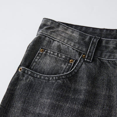 Vintage Whiskers Bootcut Jeans-INNBLAC