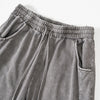 Front Seam Washed Baggy Joggers-INNBLAC Fashion Apparel