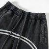 Contrast Arc Stripe Baggy Trousers