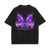 Vintage Washed Butterfly Printed Tee-INNBLAC