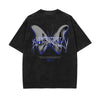 Vintage Washed Butterfly Printed Tee-INNBLAC