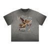 Heavyweight Cute Cupid Cartoon Graphic Tee