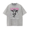 Stone Wash Cupid Sniper Streetwear Tee