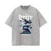 Washed Faded Rebel Graphic Tee