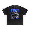 Heavyweight Distressed Streetwear Graphic Tee