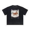 Heavyweight Distressed Streetwear Graphic Tee