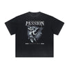 Heavyweight Abstract Street Fashion Pattern Tee