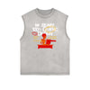 Street Style Abstract Graphic Tank Top