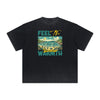 Heavyweight Street Style Abstract Graphic Tee