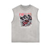 Washed Streetwear Aesthetic Graphic Tank Top