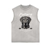 Washed Streetwear Aesthetic Graphic Tank Top