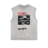 Washed Streetwear Aesthetic Graphic Tank Top