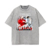 Washed Faded Cupid Statues Graphic Tee