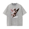 Washed Faded Cupid Statues Graphic Tee