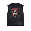 Sleeveless Cupid Streetwear Graphic T Shirt