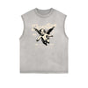 Sleeveless Cupid Streetwear Graphic T Shirt