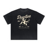 Heavyweight Washed Thick Cupid Pattern Tee