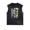 Sleeveless Cupid Streetwear Graphic T Shirt