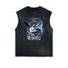 Sleeveless Cupid Streetwear Graphic T Shirt