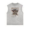 Sleeveless Cupid Streetwear Graphic T Shirt