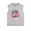 Sleeveless Cupid Streetwear Graphic T Shirt