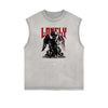 Sleeveless Playful Cupid Graphic T Shirt