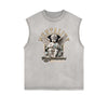 Sleeveless Playful Cupid Graphic T Shirt