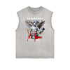 Sleeveless Playful Cupid Graphic T Shirt