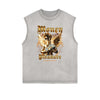 Sleeveless Playful Cupid Graphic T Shirt