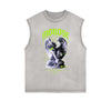 Sleeveless Playful Cupid Graphic T Shirt