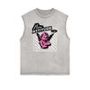 Sleeveless Playful Cupid Graphic T Shirt