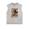 Sleeveless Playful Cupid Graphic T Shirt