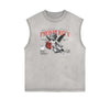 Sleeveless Streetwear Cupid Angle Graphic Tee