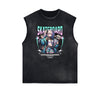 Sleeveless Thick Y2K Anime Graphic Tee