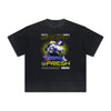 Heavyweight Distressed Y2K Anime Pattern Tee