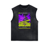 Sleeveless Thick Y2K Anime Graphic Tee