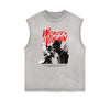 Y2K Anime Streetwear Graphic Tank Top