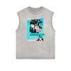 Y2K Anime Streetwear Graphic Tank Top